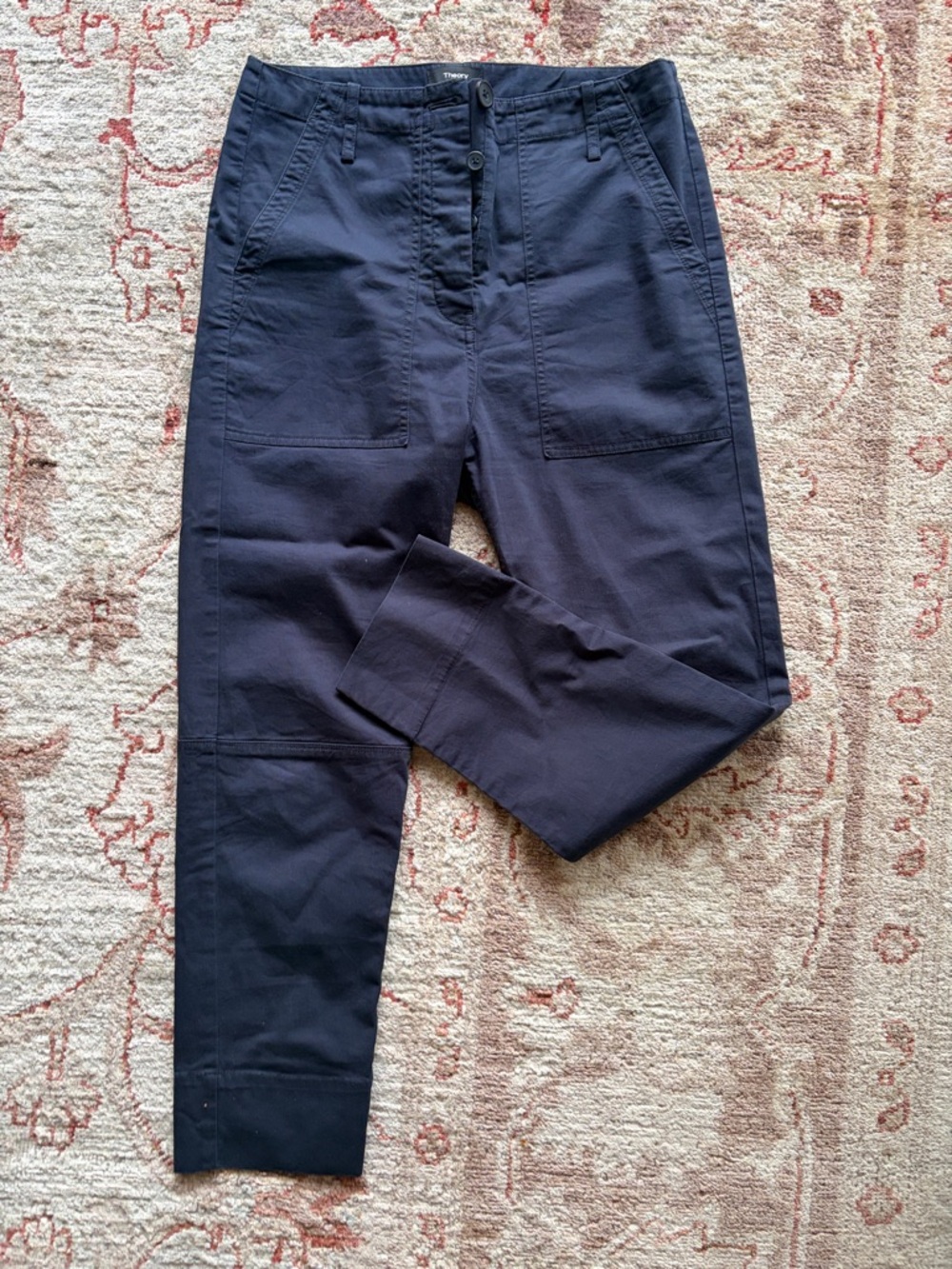 Theory women’s Navy Cargo Utility Pants